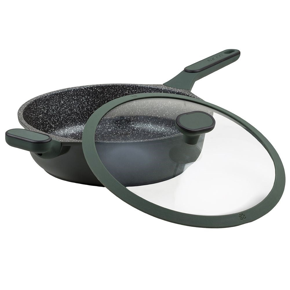 Granite frying pan with glass lid IMPERIAL 28 cm, 4 l