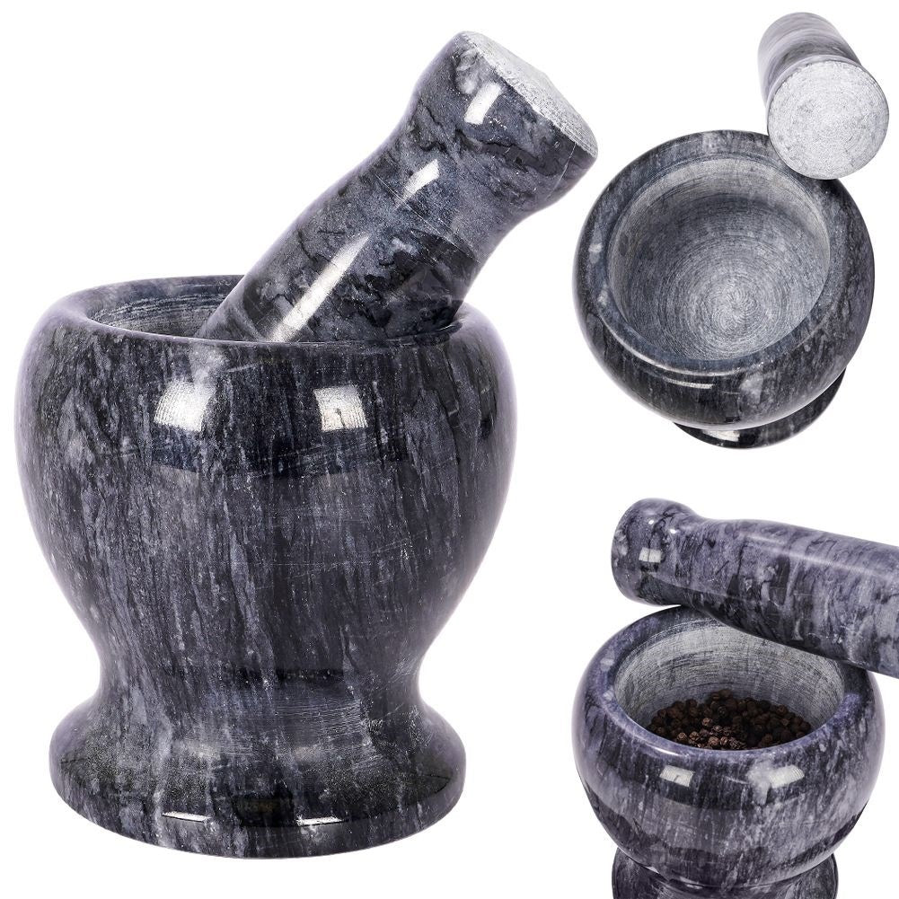 Granite mortar for spices, herbs and nuts