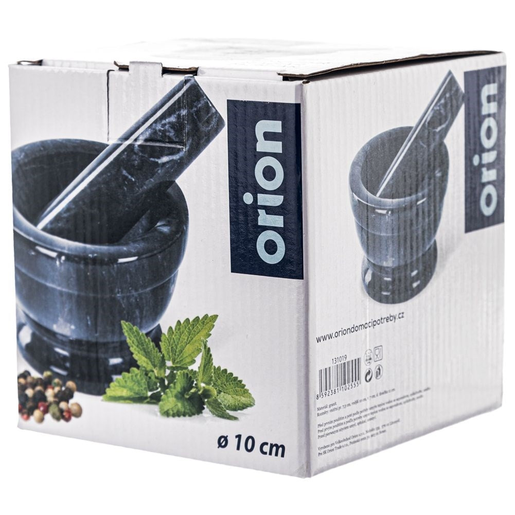 Granite mortar for spices, herbs and nuts