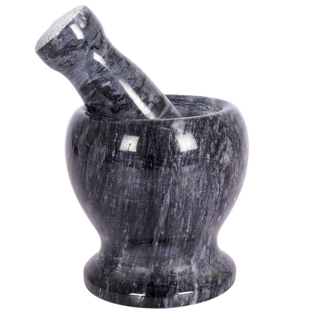 Granite mortar for spices, herbs and nuts