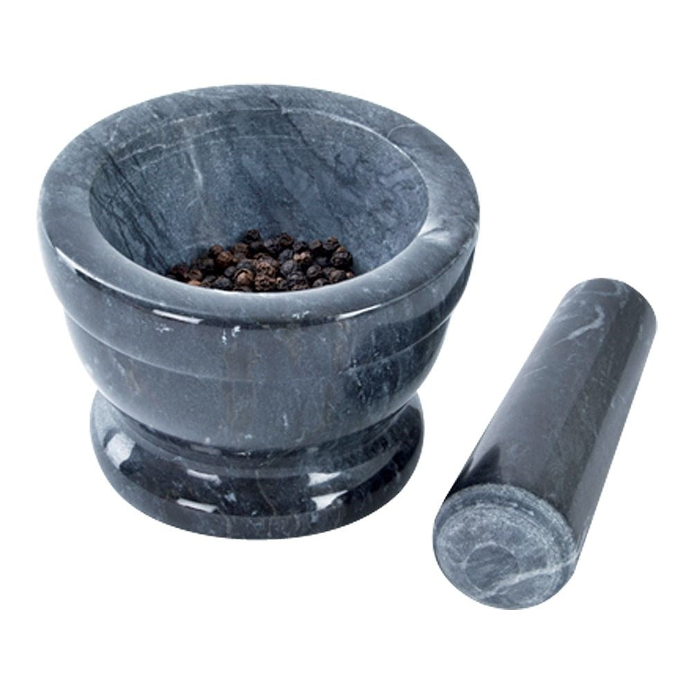Granite mortar for spices, herbs and nuts