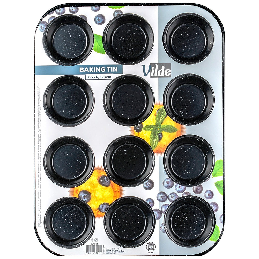 Granite muffin tin 35x26.5 cm