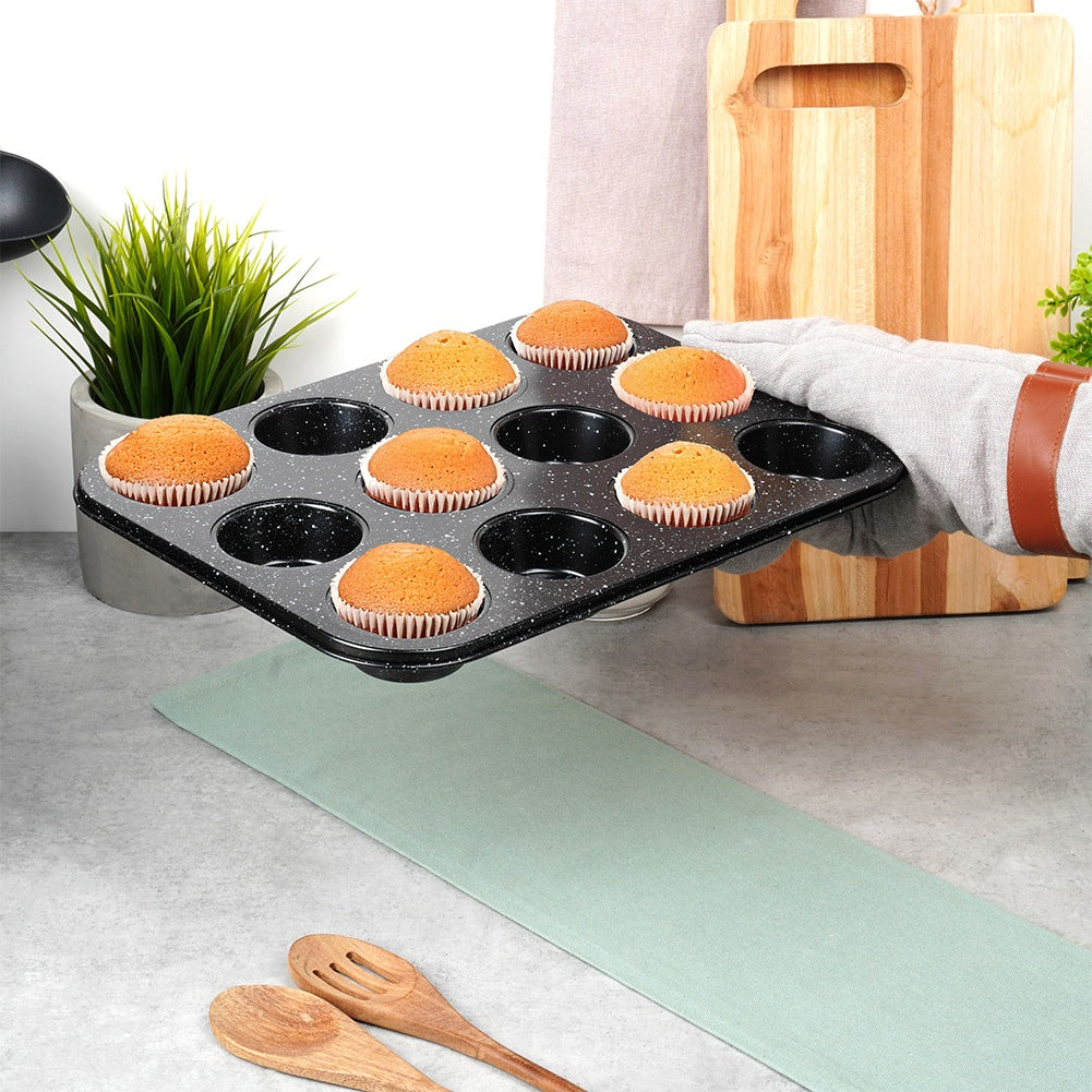 Granite muffin tin 35x26.5 cm