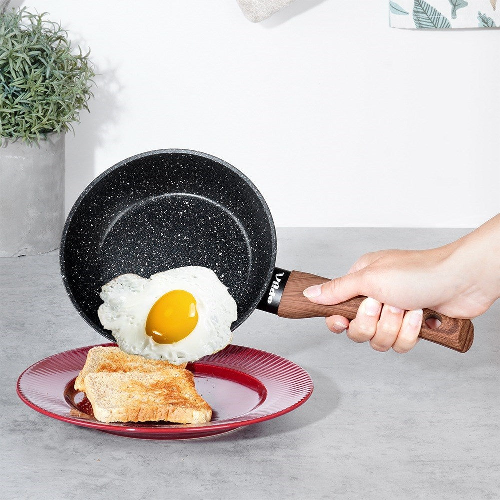 Granite pan BLACK&WOOD 16 cm