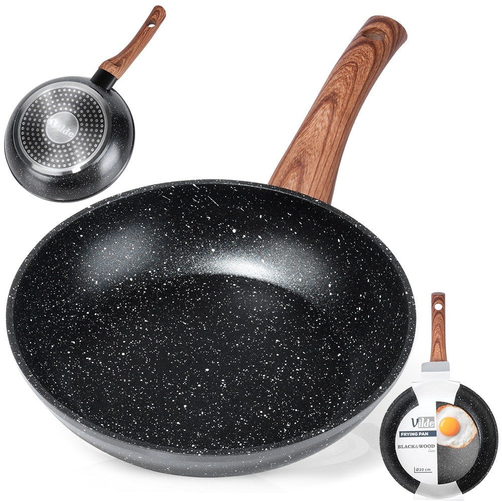 Granite pan BLACK&WOOD 20 cm