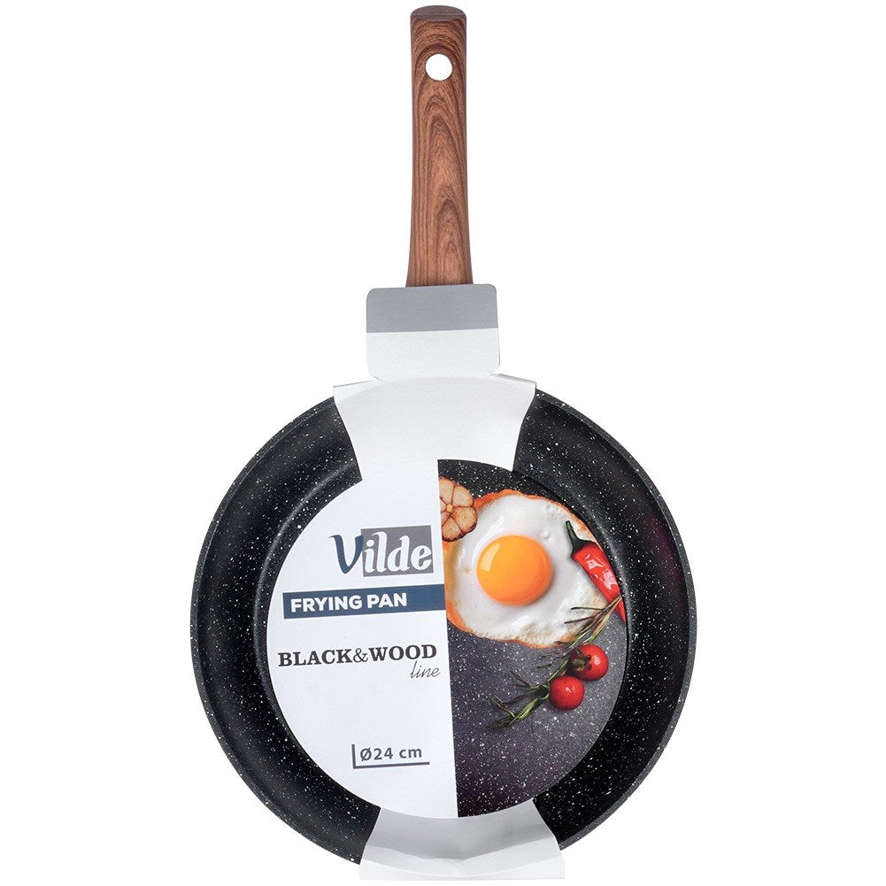 Granite pan BLACK&WOOD 24 cm