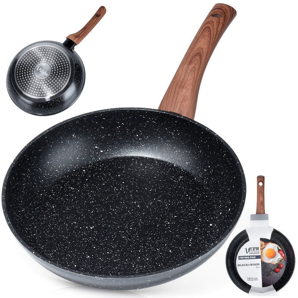 Granite pan BLACK&WOOD 24 cm