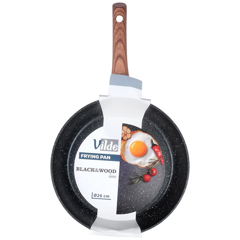 Granite pan BLACK&WOOD 26 cm