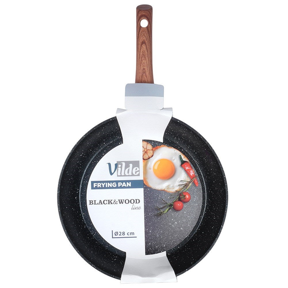 Granite pan BLACK&WOOD 28 cm
