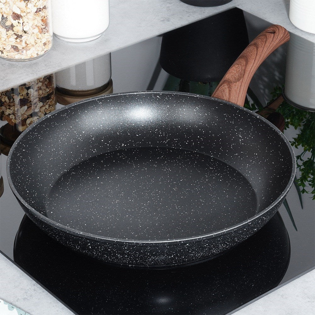 Granite pan BLACK&WOOD 30 cm
