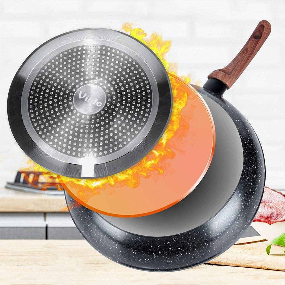 Granite pan BLACK&WOOD 30 cm