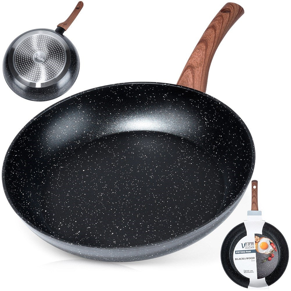 Granite pan BLACK&WOOD 30 cm