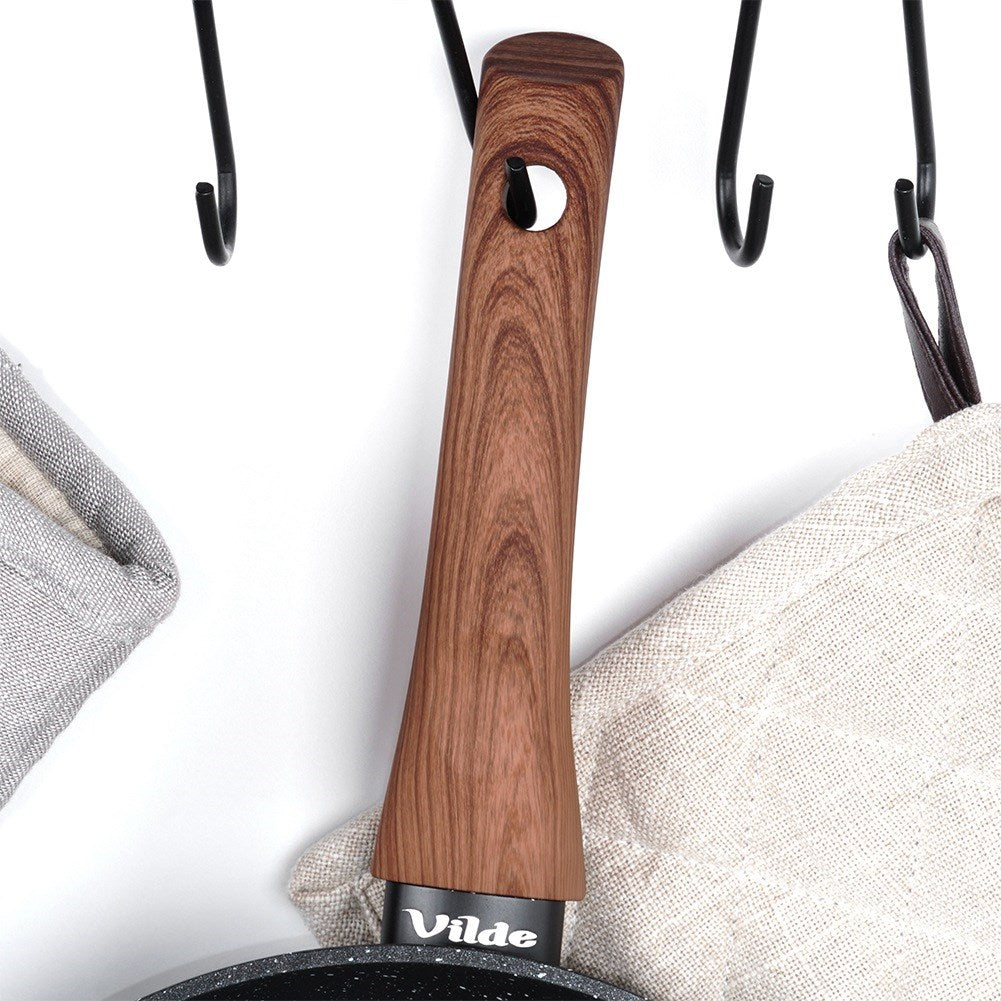 Granite pan BLACK&WOOD 30 cm