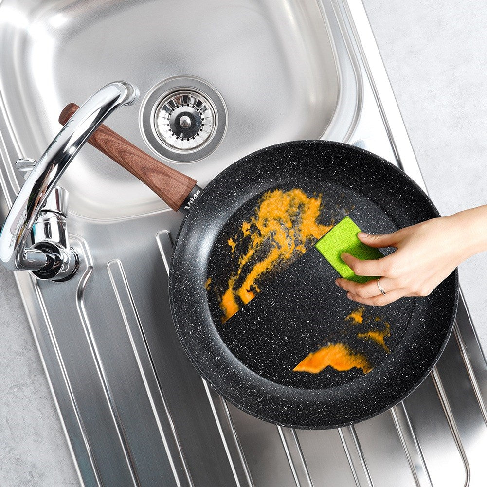 Granite pan BLACK&WOOD 32 cm