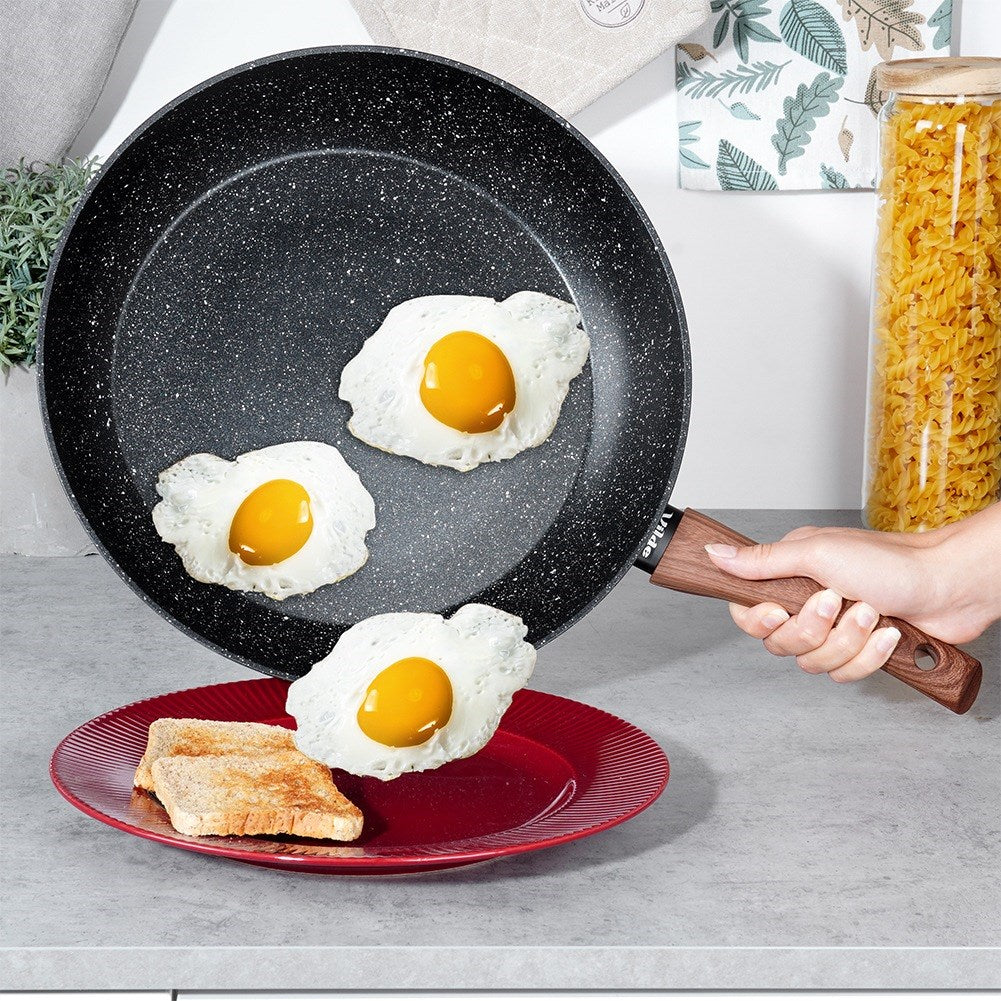 Granite pan BLACK&WOOD 32 cm