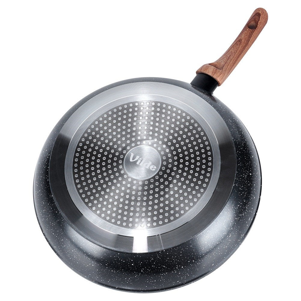 Granite pan BLACK&WOOD 32 cm