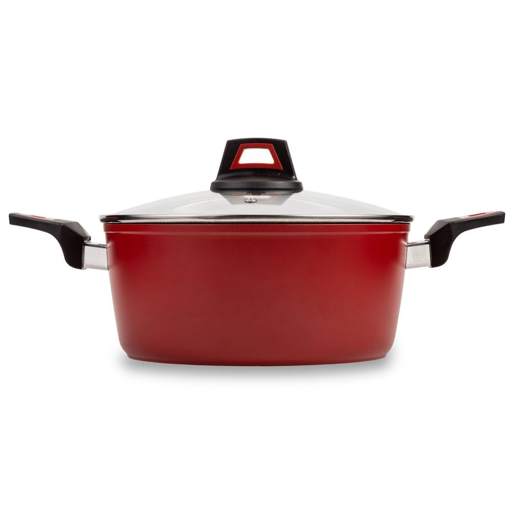 Granite pan with 5 layers non-stick, 4.2L, dishwasher safe