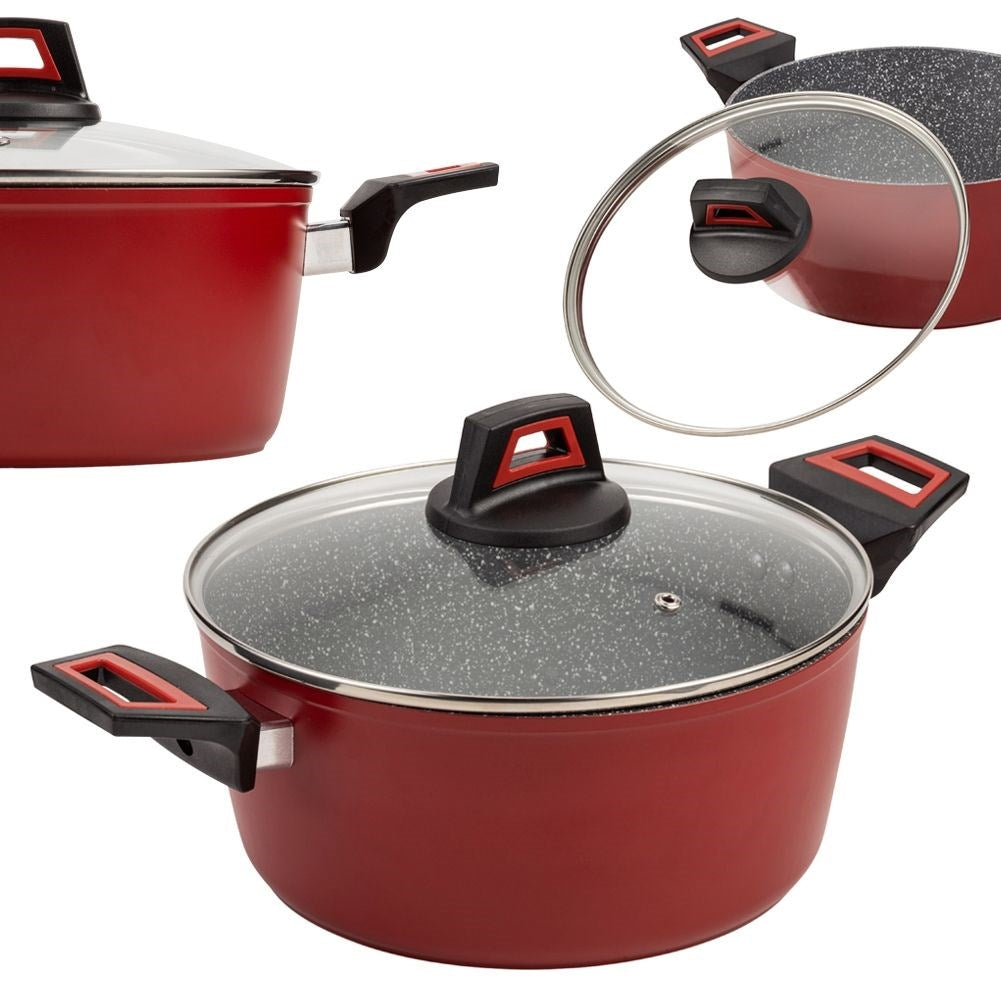 Granite pan with five-layer non-stick coating, 2.2L