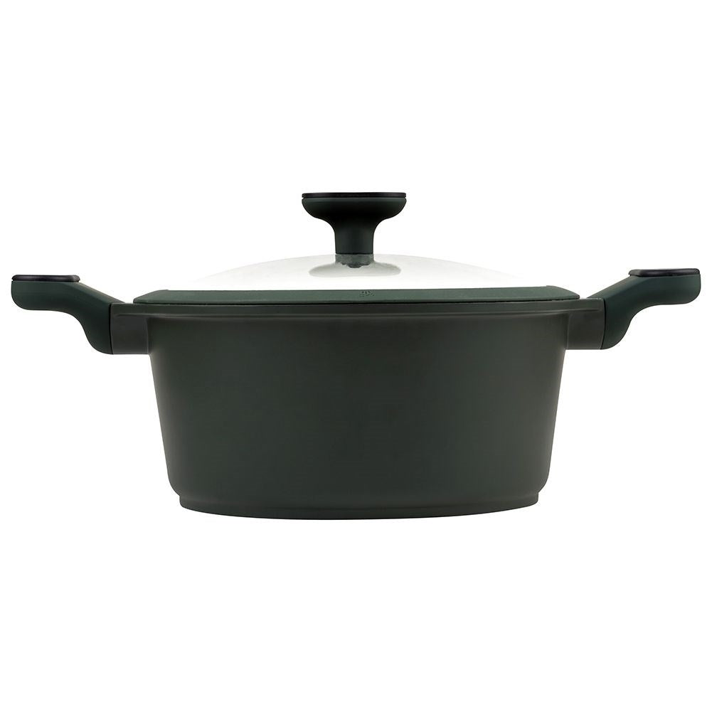 Granite pot with five-layer non-stick coating