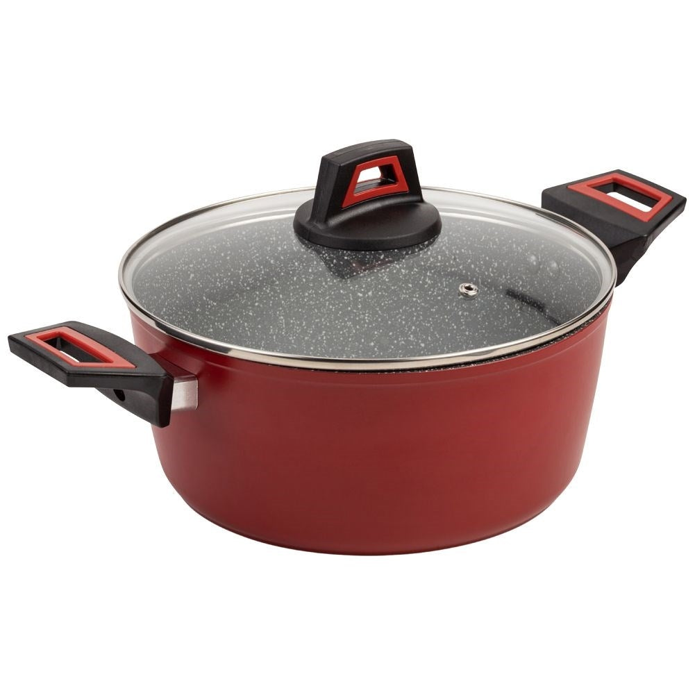 Granite pot with five layers non-stick, 6.2L, dishwasher safe
