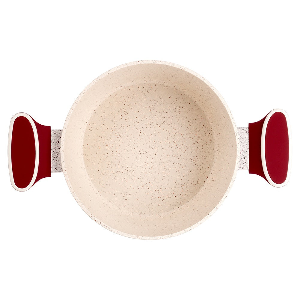 Granite pot with glass lid TERRESTRIAL 20 cm, 2.2 l