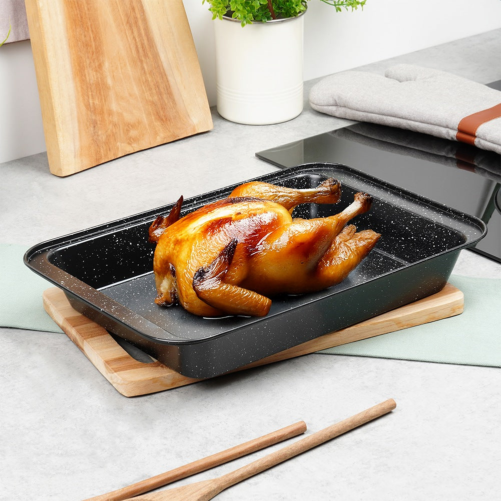 Granite roasting pan 37.5x25.5x5 cm