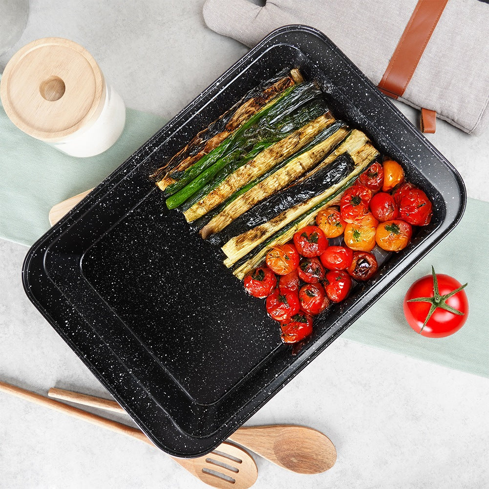Granite roasting pan 37.5x25.5x5 cm