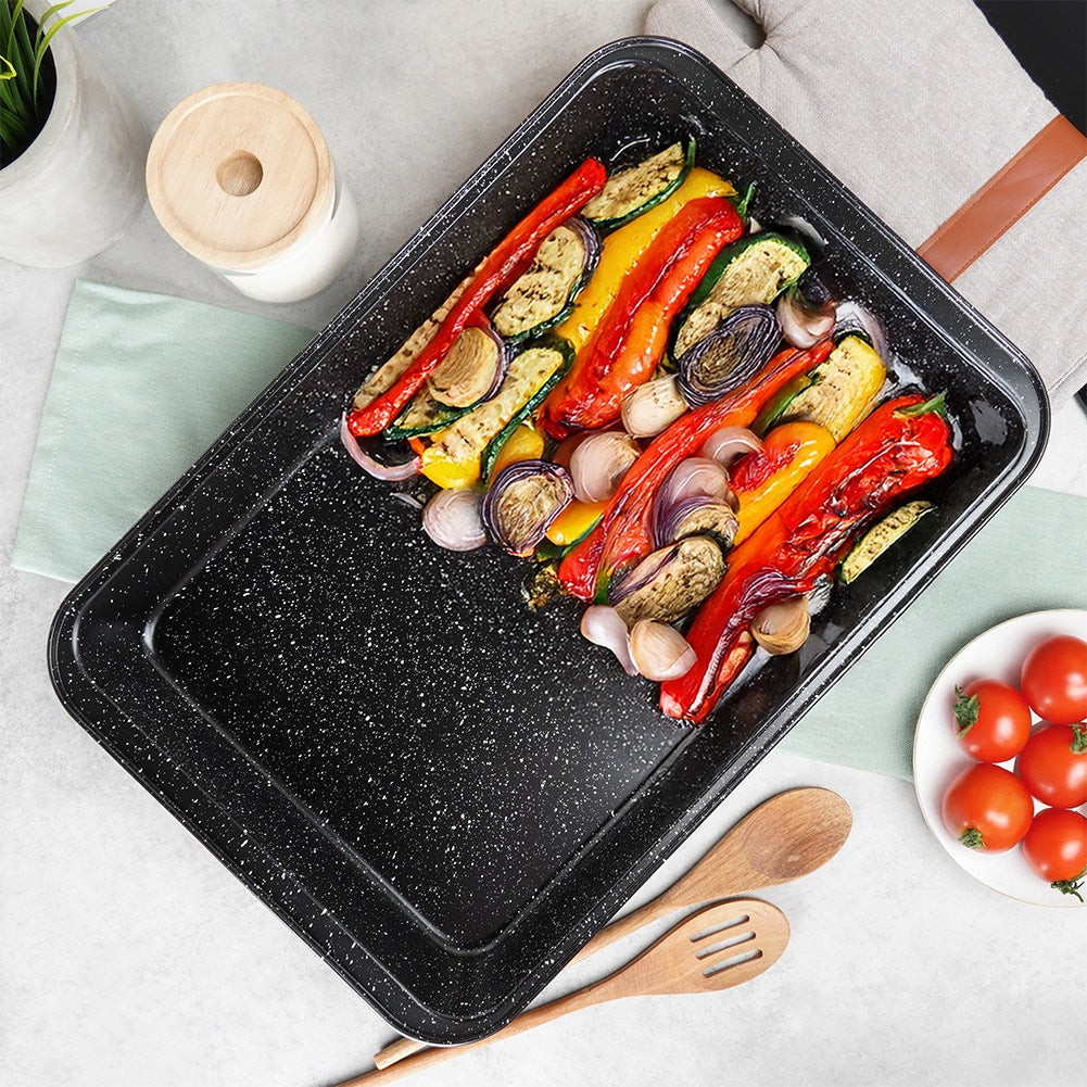 Granite roasting pan 47.5x32x5.5 cm