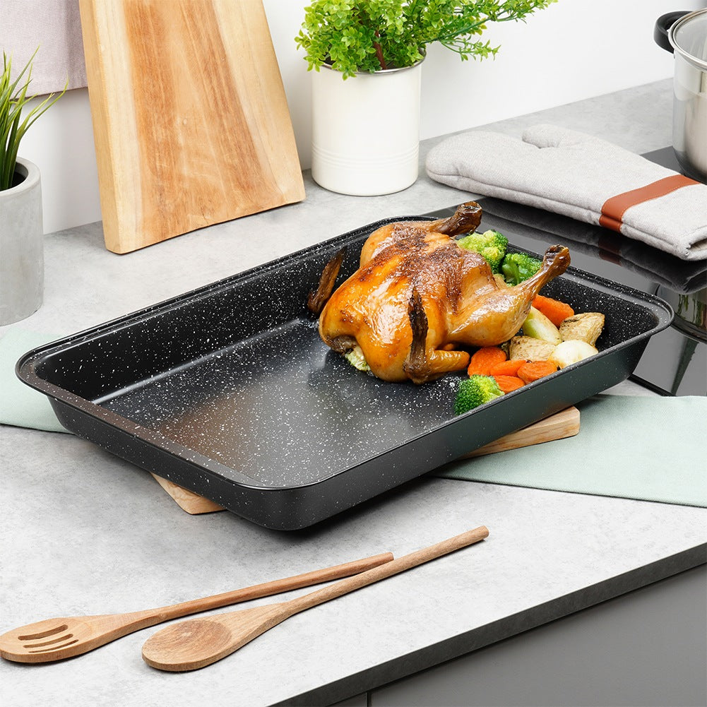 Granite roasting pan 47.5x32x5.5 cm