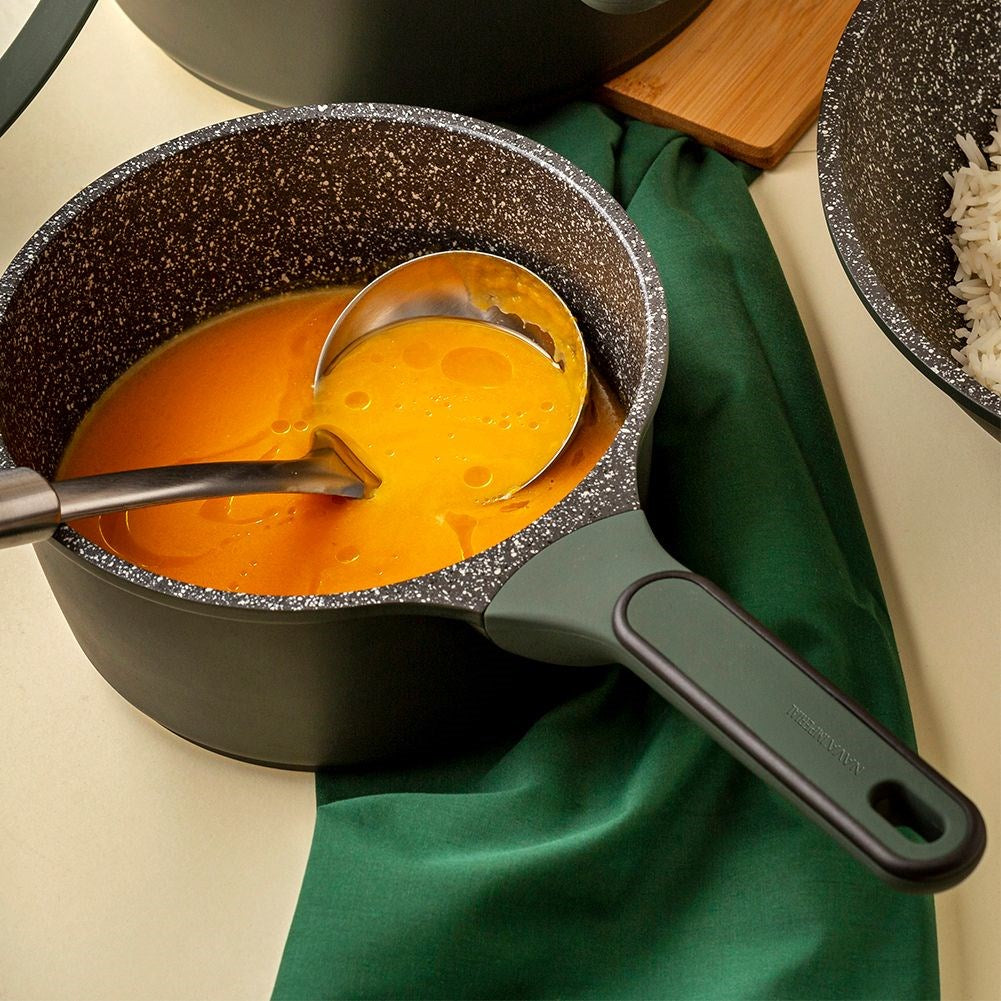 Granite saucepan with glass lid IMPERIAL 18 cm, 1.8 l