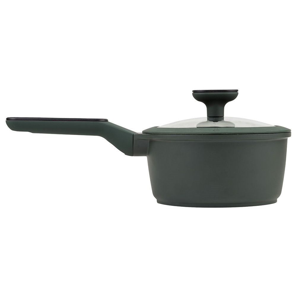 Granite saucepan with glass lid IMPERIAL 18 cm, 1.8 l