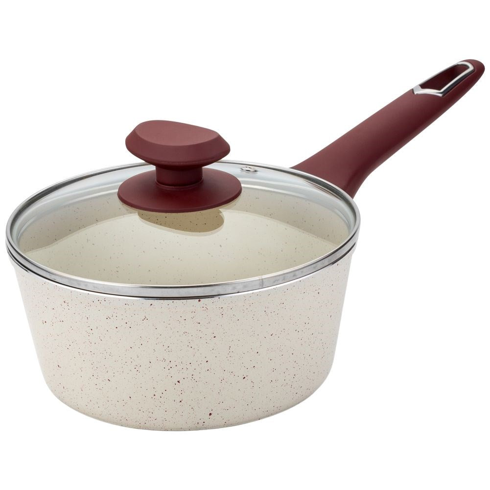 Granite saucepan with glass lid TERRESTRIAL 18 cm, 1.7 l