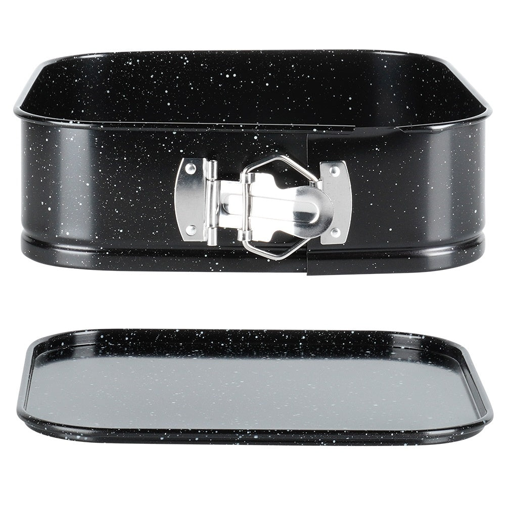 Granite stretchable baking tin 20x20x6.8 cm