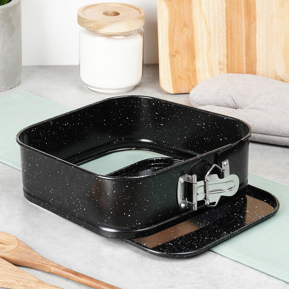 Granite stretchable baking tin 20x20x6.8 cm