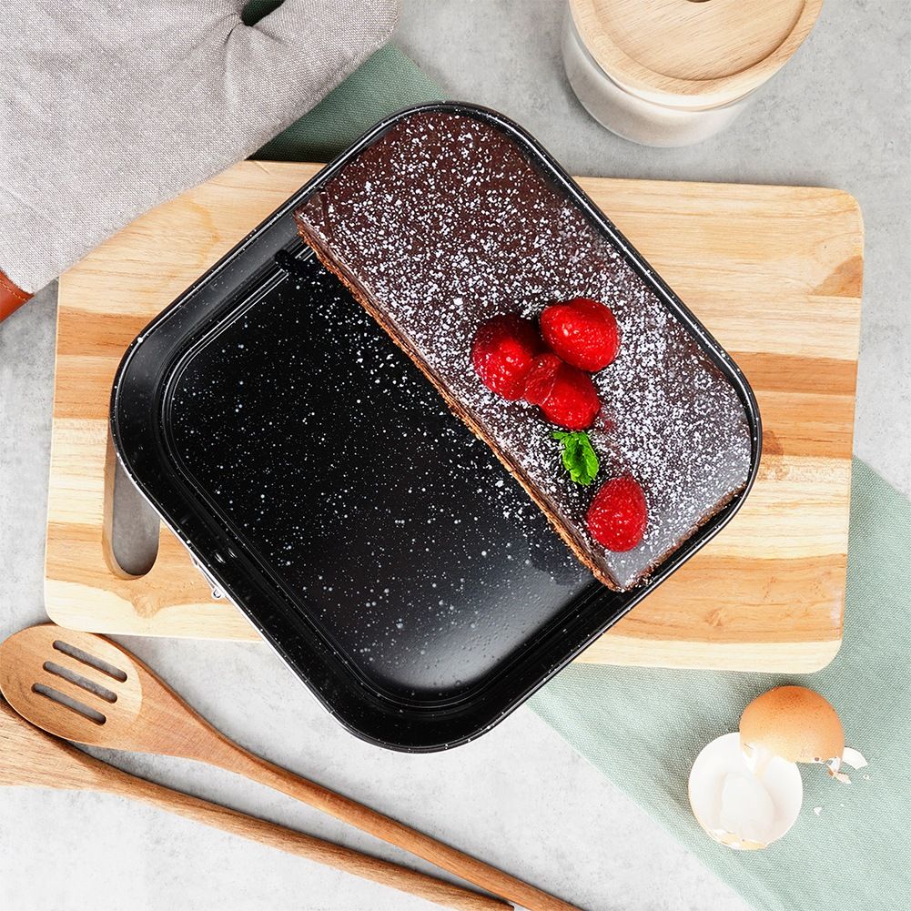 Granite stretchable baking tin 20x20x6.8 cm