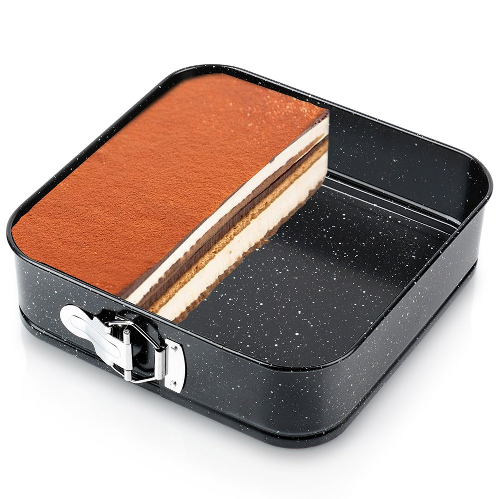 Granite stretchable baking tin 24x24x6.8 cm