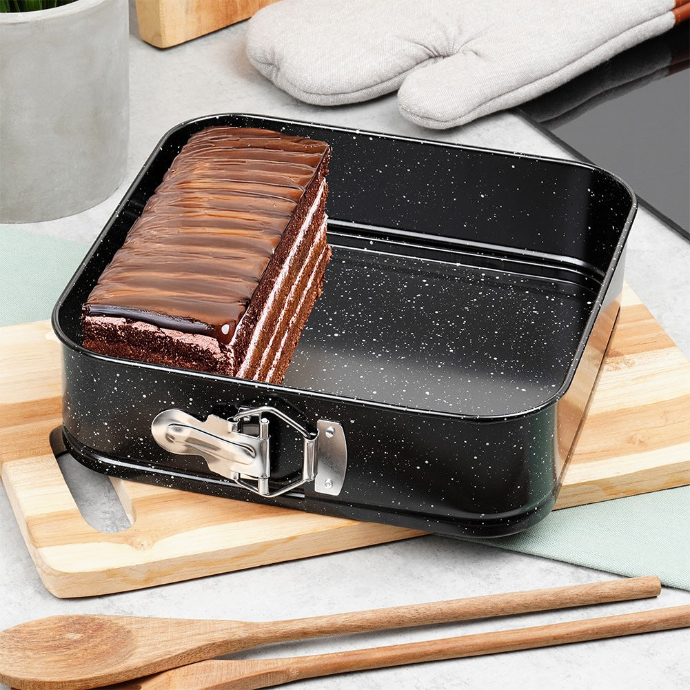 Granite stretchable baking tin 24x24x6.8 cm