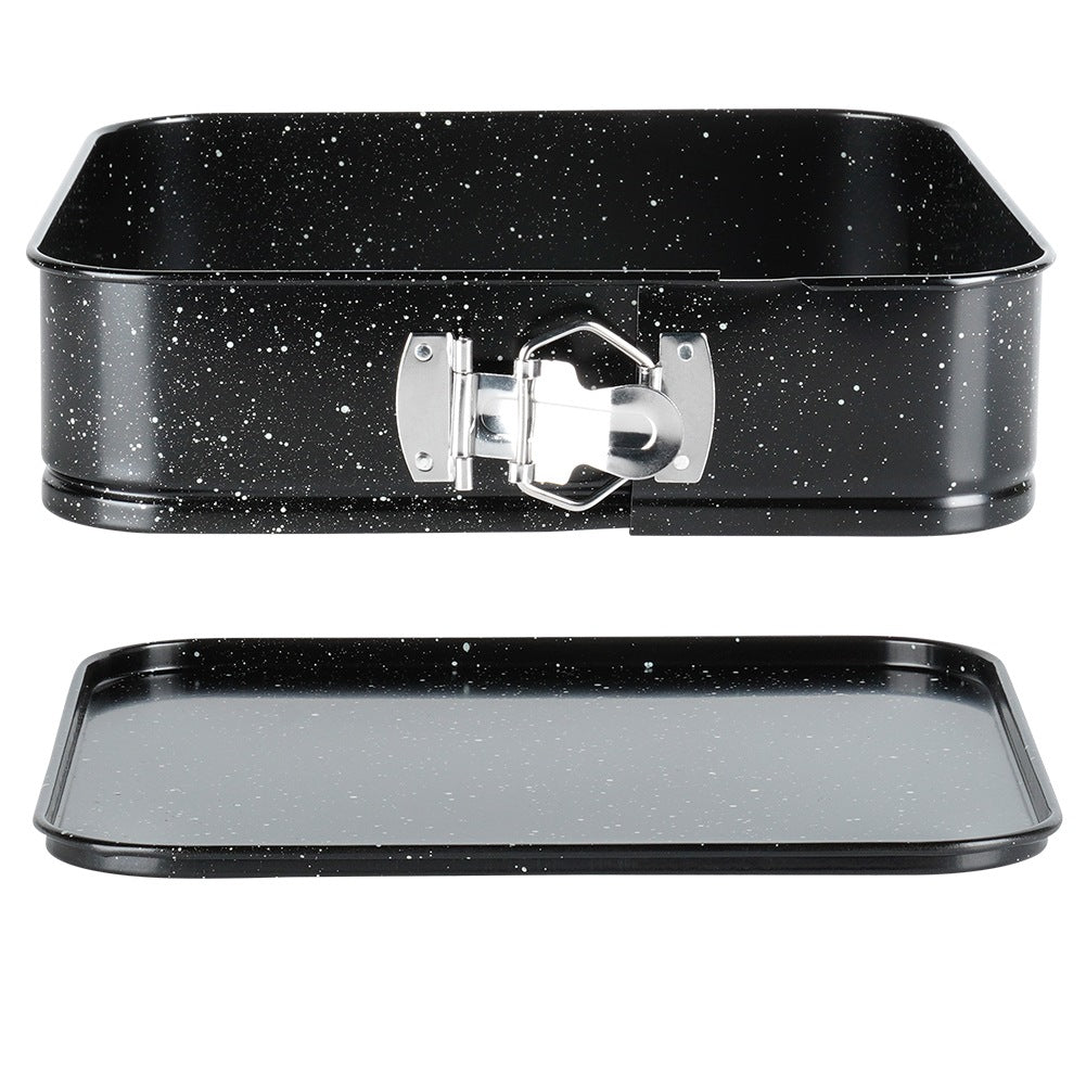 Granite stretchable baking tin 24x24x6.8 cm