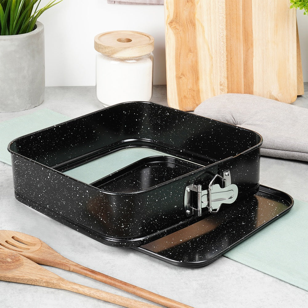 Granite stretchable baking tin 24x24x6.8 cm