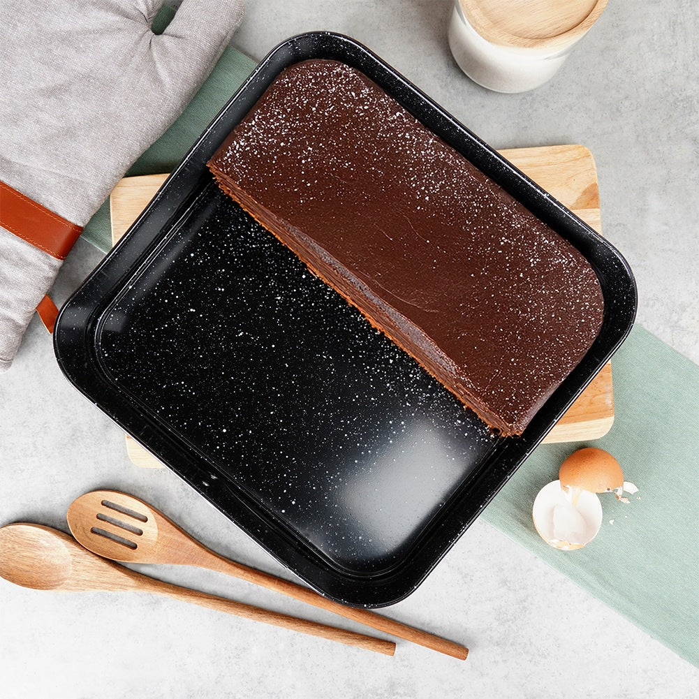 Granite stretchable baking tin 28x28x6.8 cm
