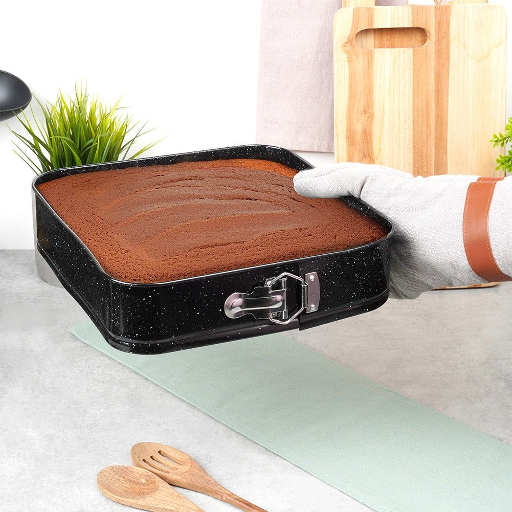 Granite stretchable baking tin 28x28x6.8 cm