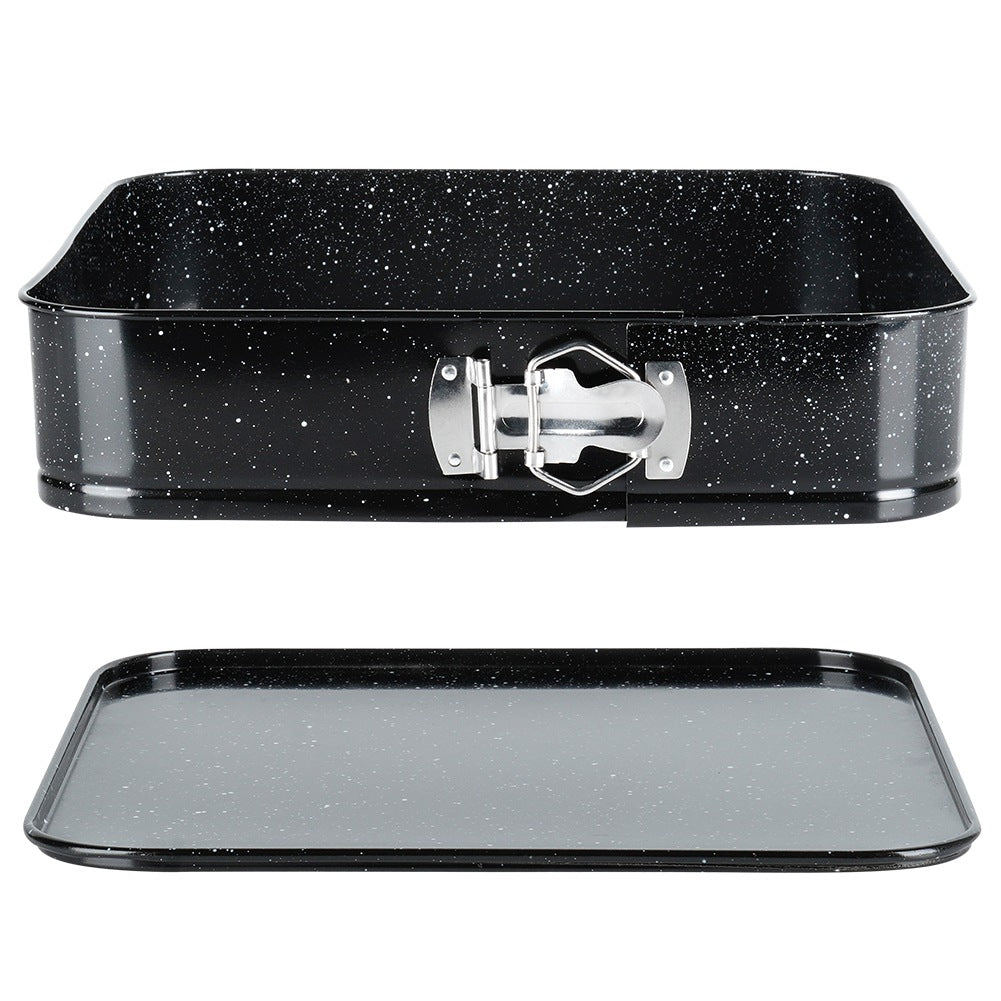 Granite stretchable baking tin 28x28x6.8 cm