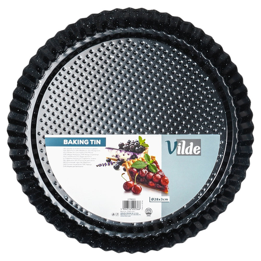 Granite tart pan 28x3 cm