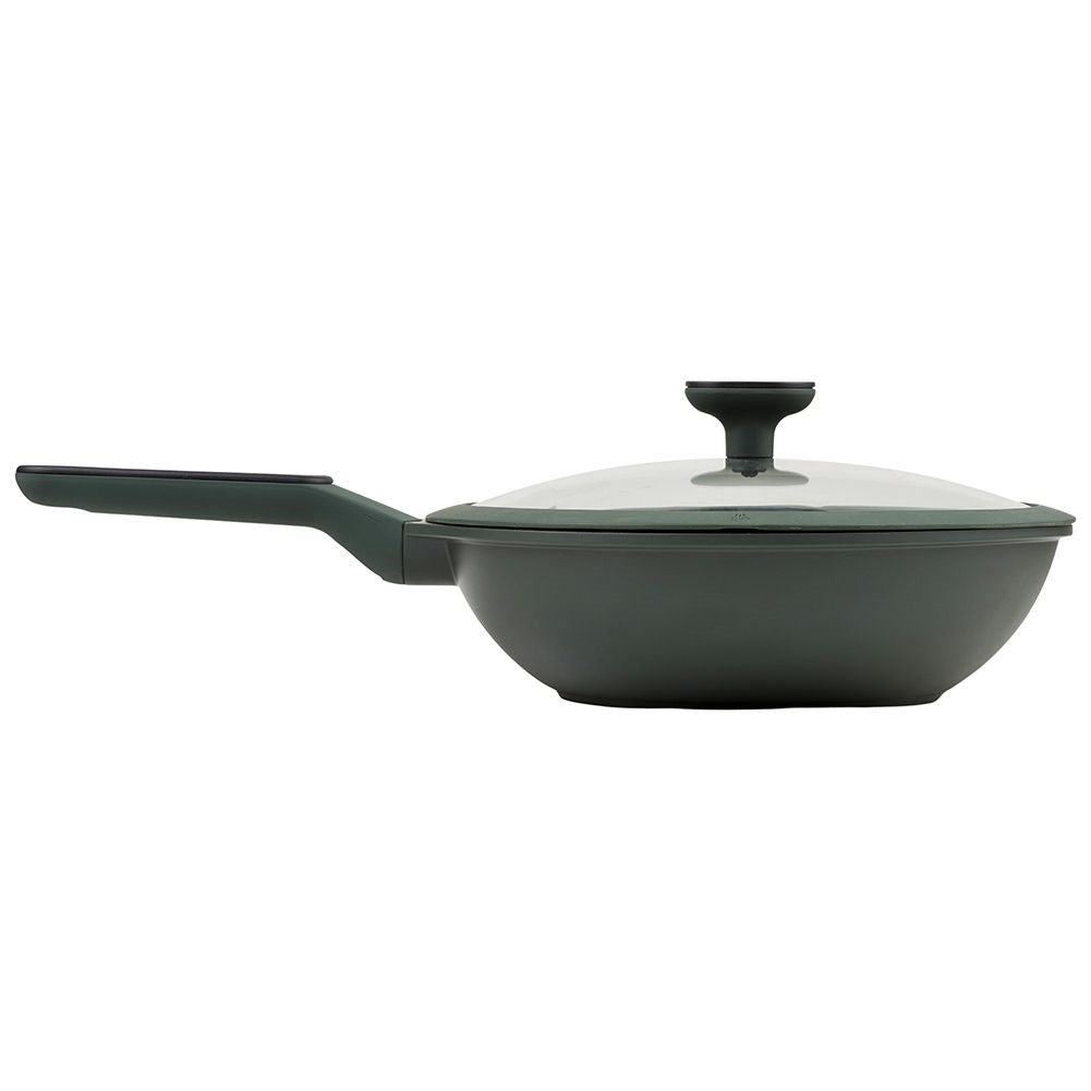 Granite wok pan with glass lid IMPERIAL 28 cm, 3.5 l