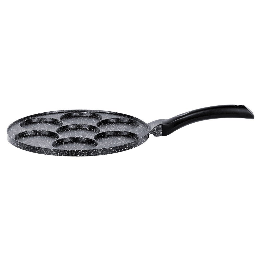 Granitowa Patelnia do Jajek, 7 Otworów, 26 cm