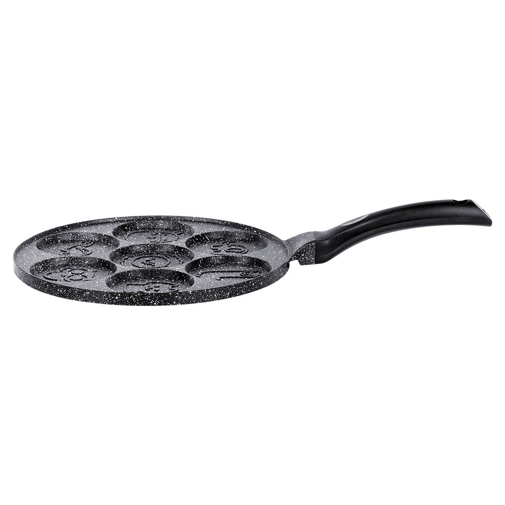 Granitowa Patelnia do Jajek, 7 Otworów, 26 cm