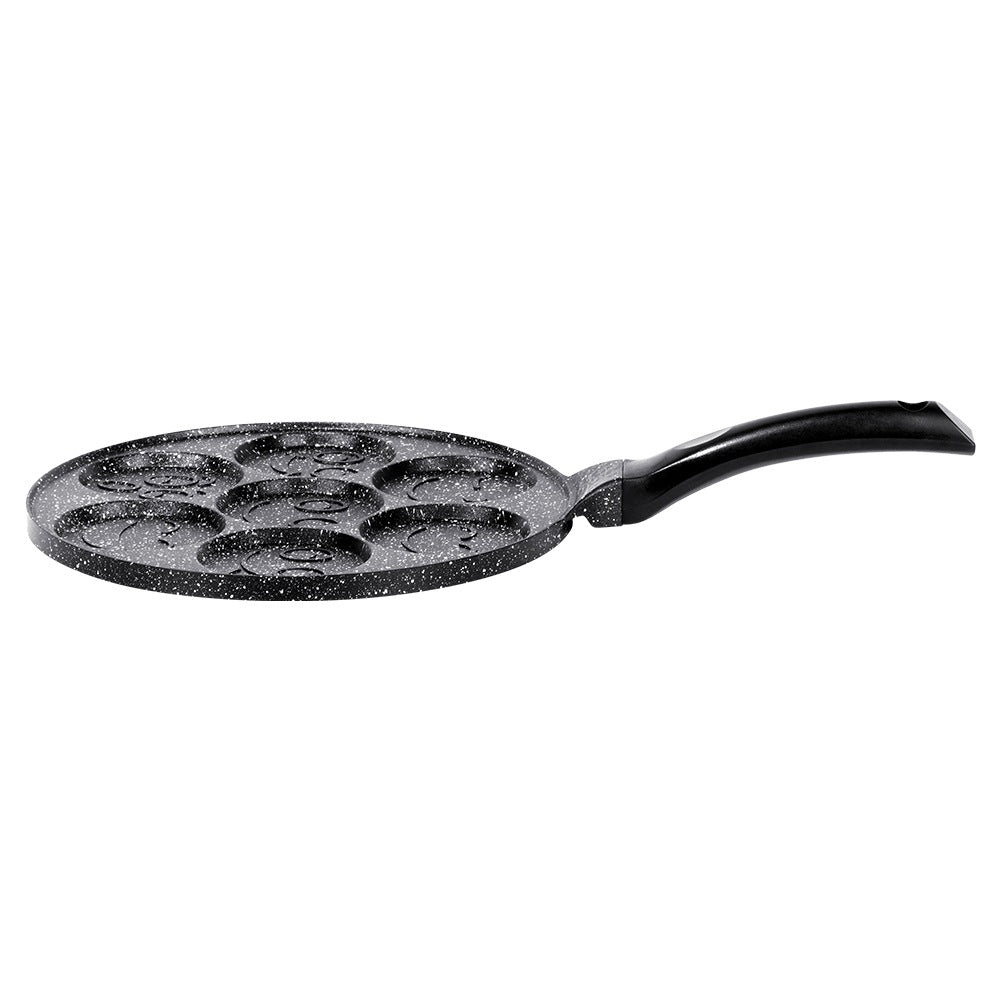 Granitowa Patelnia do Jajek, 7 Otworów, 26 cm