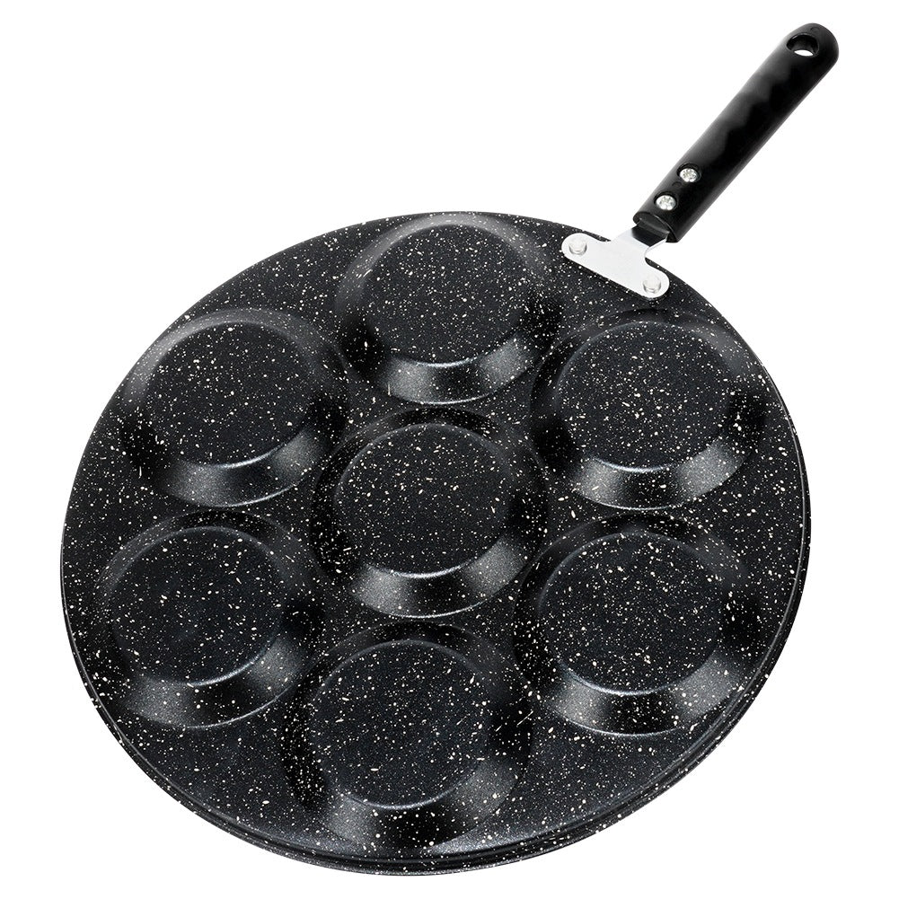 Granitowa Patelnia do Jajek, 7 Otworów, 30 cm