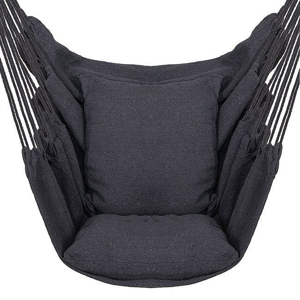 Graphite colored Brazilian hanging chair for home and garden