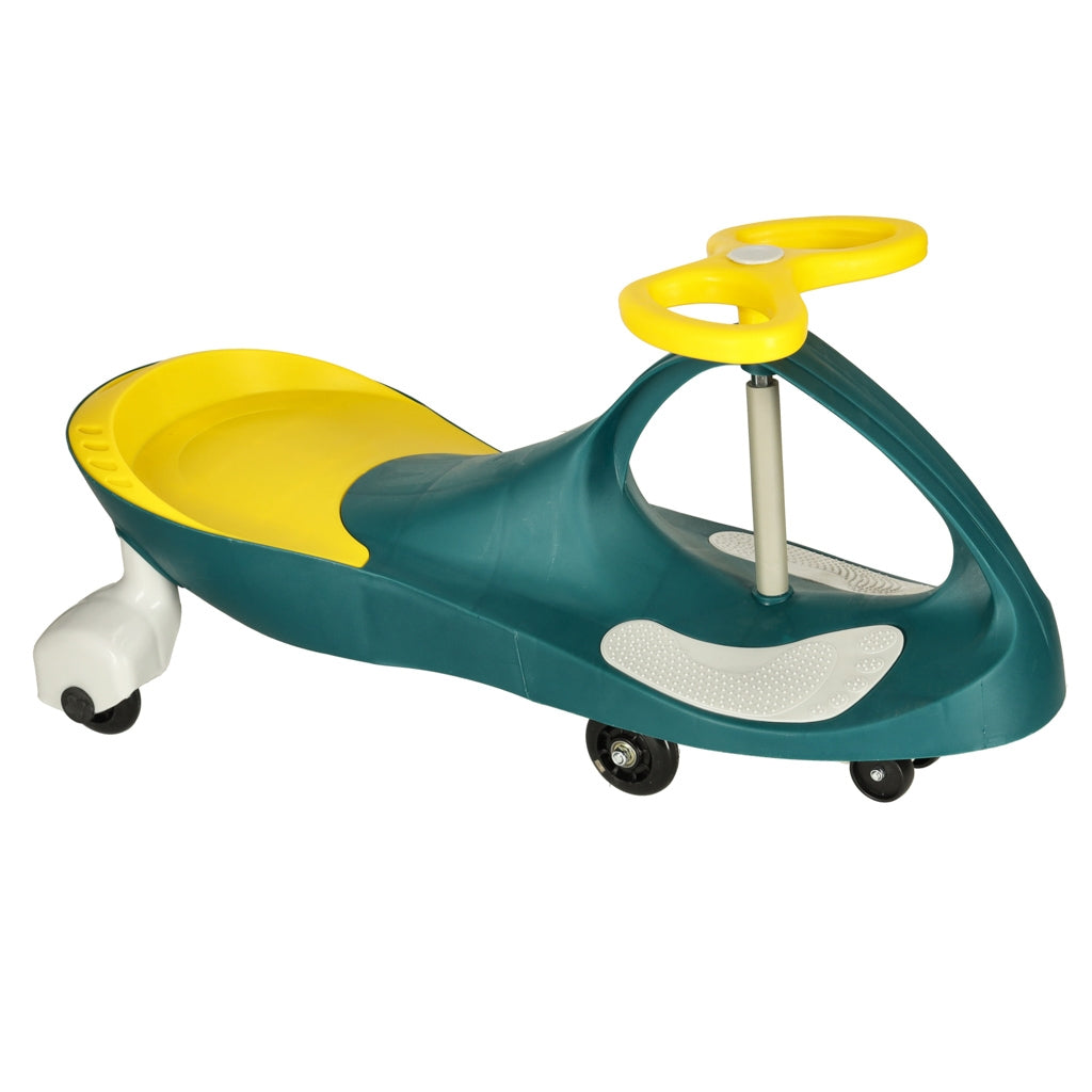 Green & Yellow Gravity Ride with LED‑Lit Wheels